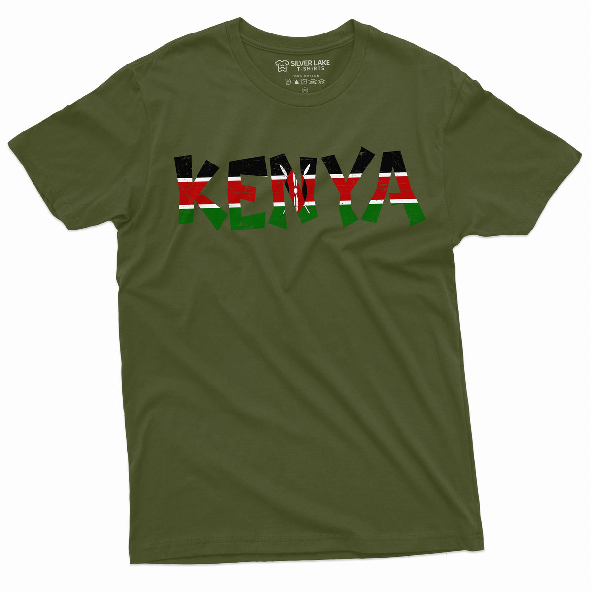 Men's Kenya T-shirt Jamhuri ya Kenyan Flag coat of arms product image 4