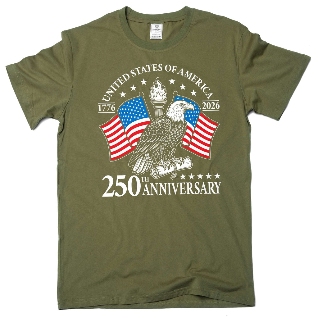 250 Year US Independence Day T-shirt 1776-2026 250th product image 4