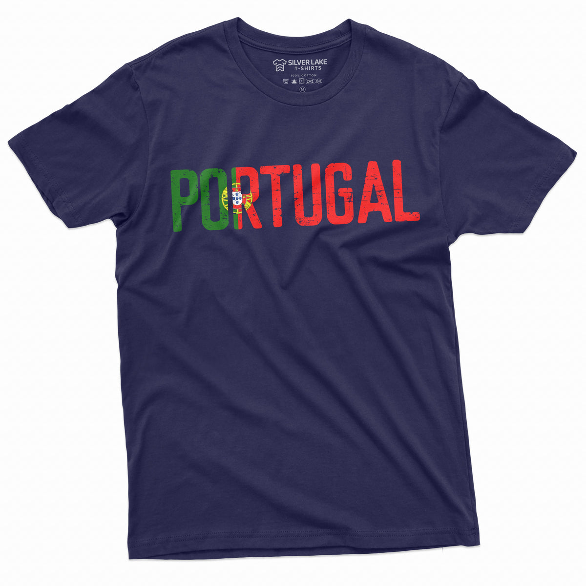 Men's Portugal T-shirt Portuguese Flag Coat of Arms Soccer Football Tee Shirt República Portuguesa Independence National day Tee