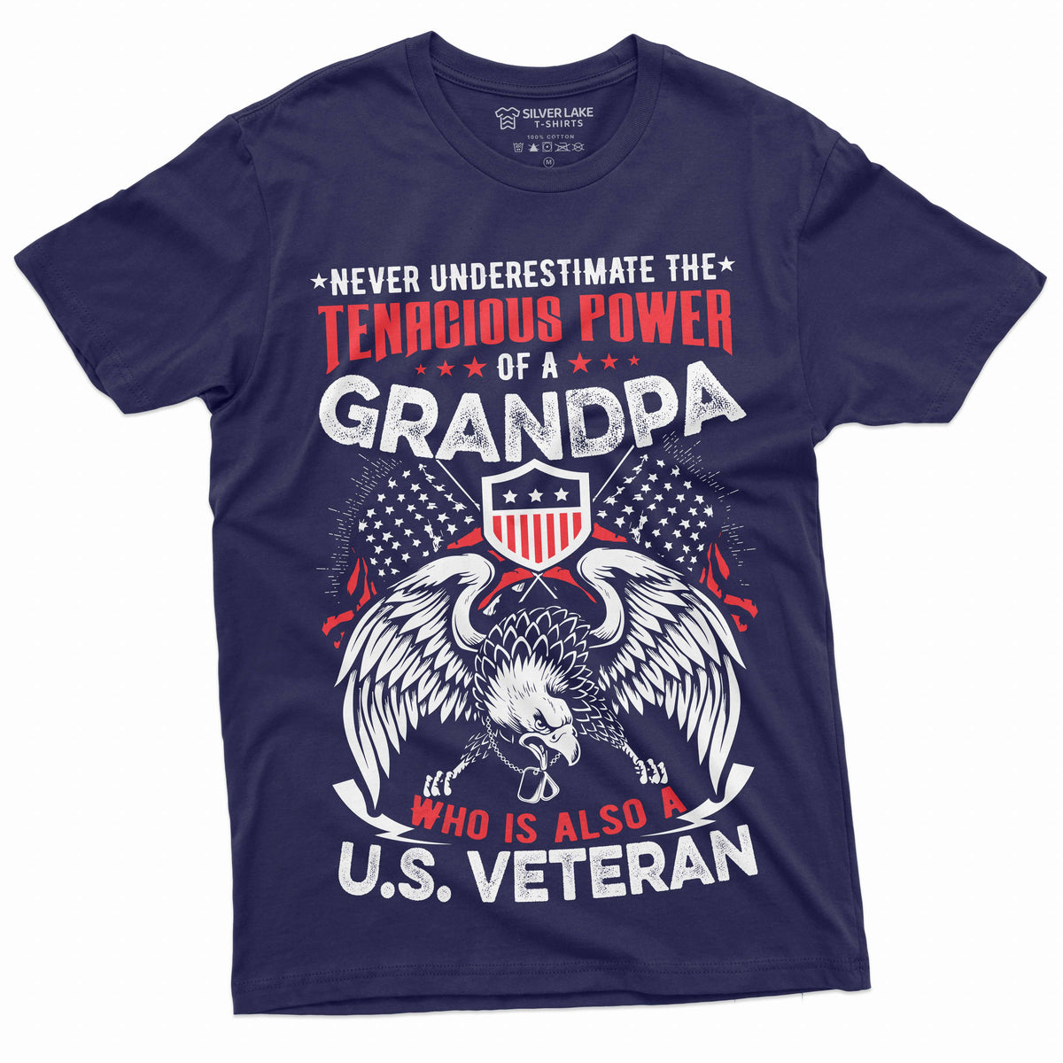 Grandpa T-shirt veteran's day Grandfather Tee shirt US product image 3