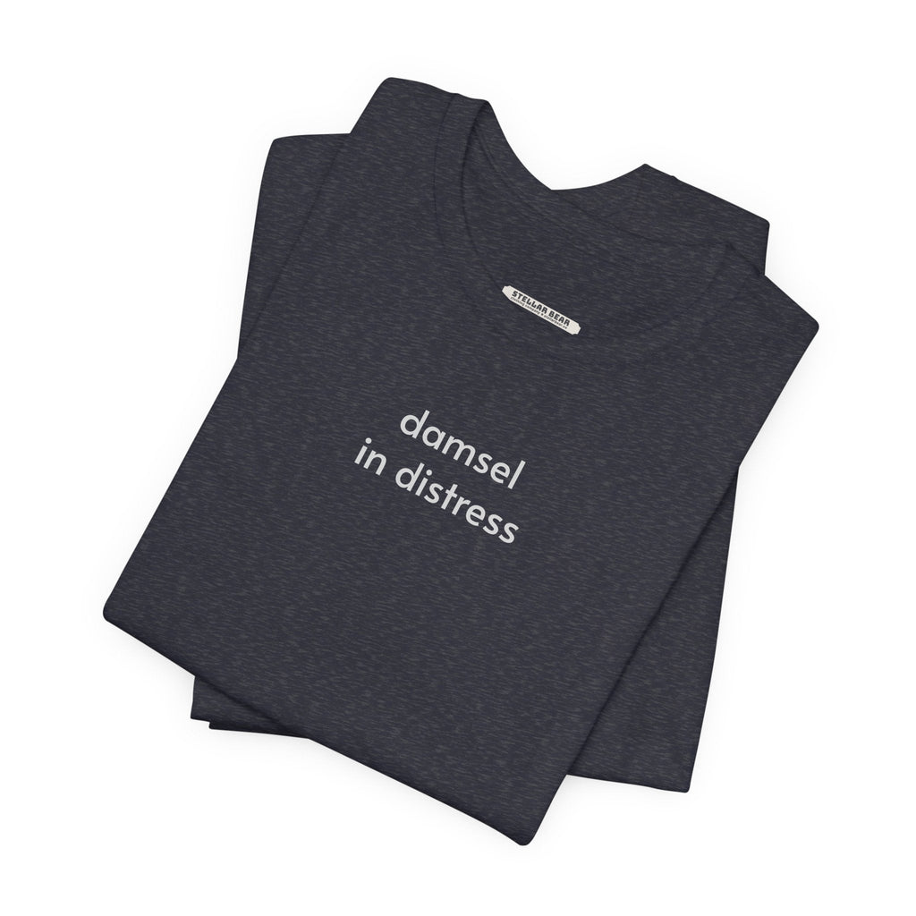 Damsel in Distress Minimalist Style T-Shirt product image 8