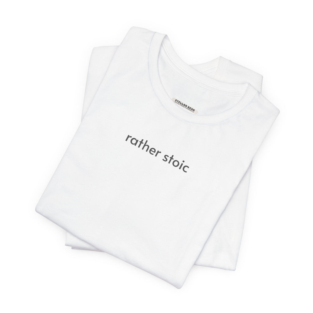 Rather Stoic Minimalist Style T-Shirt product image 4