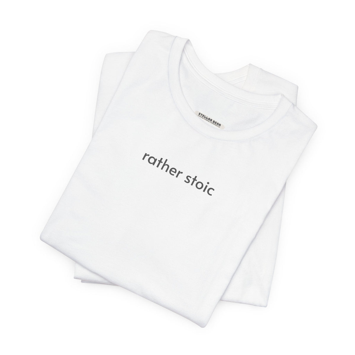Rather Stoic Minimalist Style T-Shirt product image 4