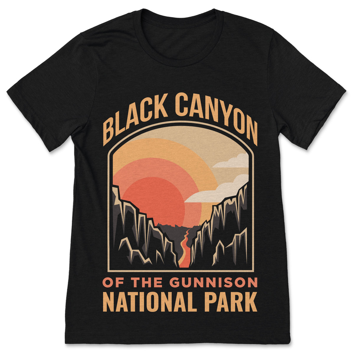 Black Canyon Gunnison Shirt, Colorado National Park Tee product image 1