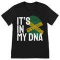 It's In My DNA Jamaica Flag Fingerprint T-Shirt Jamaican product image 1