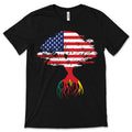 American Flag Cameroonian Roots Cameroon T-Shirt product image 1
