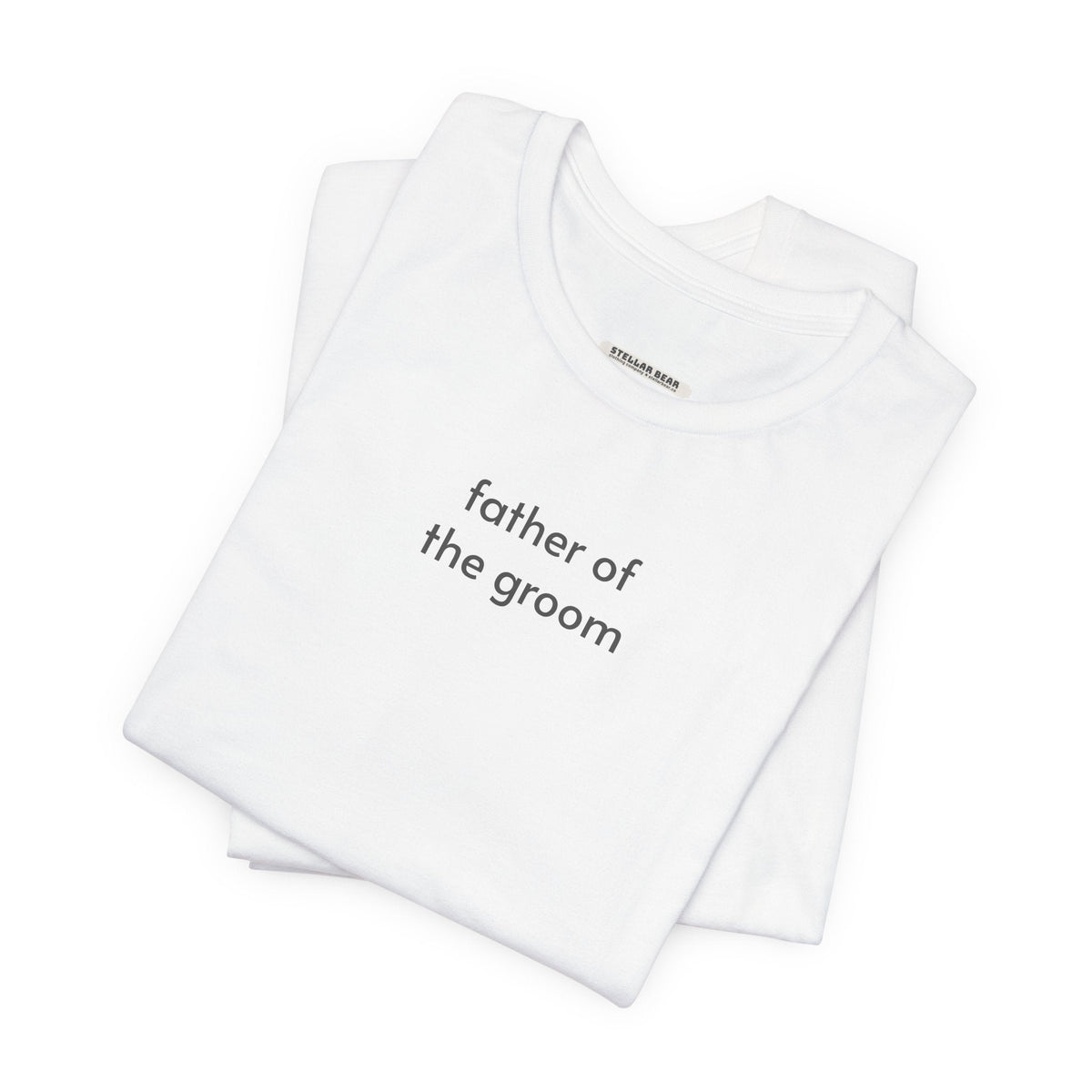 Father of the Groom Minimalist Style T-Shirt for Wedding product image 4