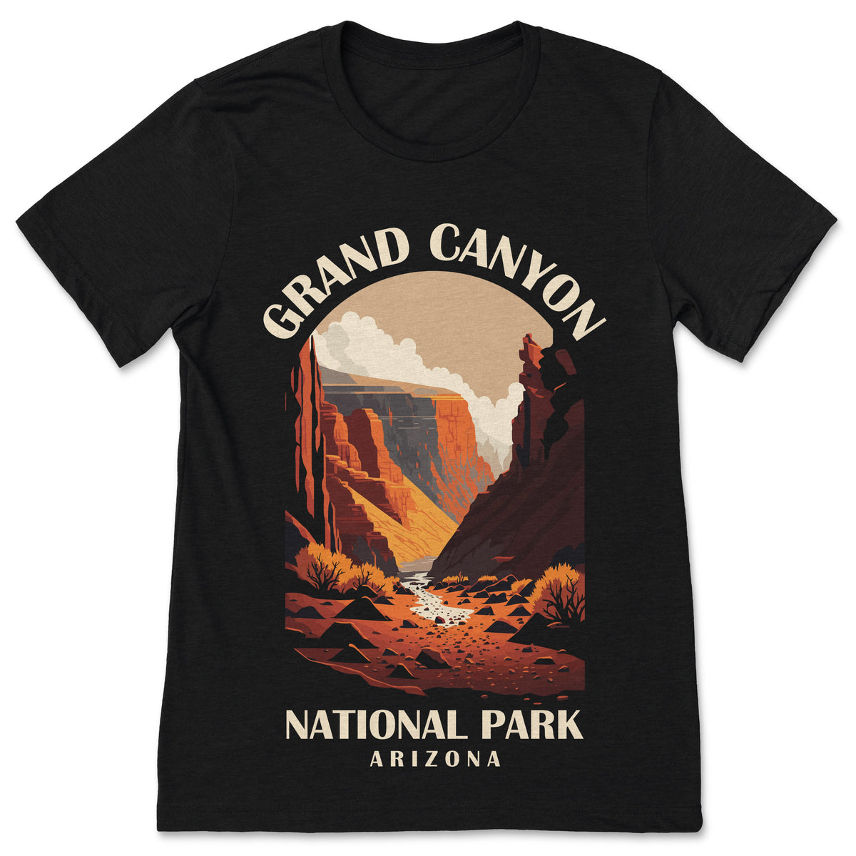 Grand Canyon National Park Arizona T-Shirt: Vintage Travel product image 1