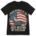 Proud Member Of The Just Resting My Eyes Club T-Shirt Funny product image 1