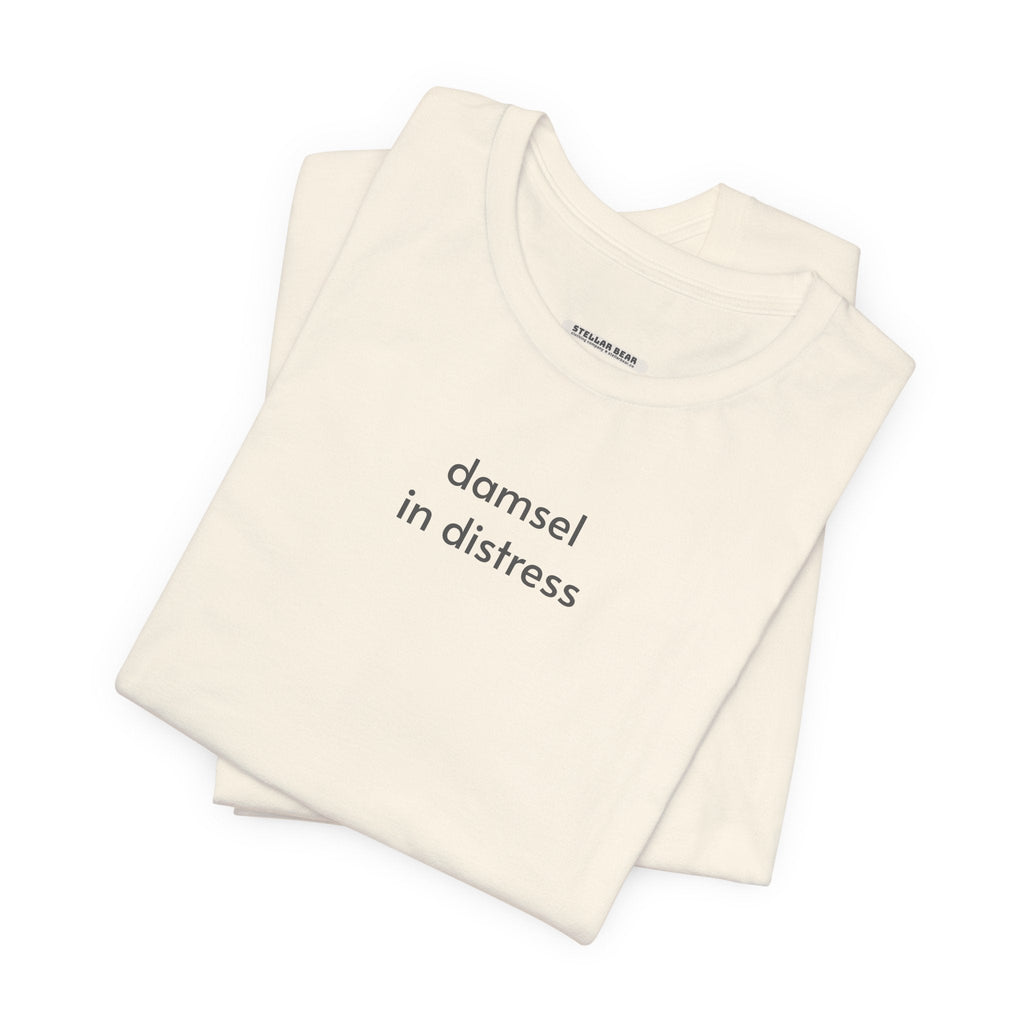 Damsel in Distress Minimalist Style T-Shirt product image 6