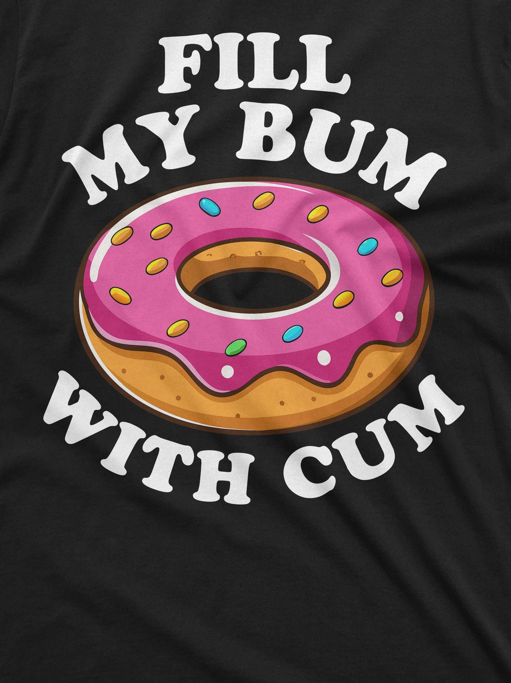 Funny Donut Shirt offensinve dual meaning rude adult humor product image 2