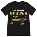 Anatomy Of A Pew Funny Weapon Gun Bullet Proof T-Shirt product image 1