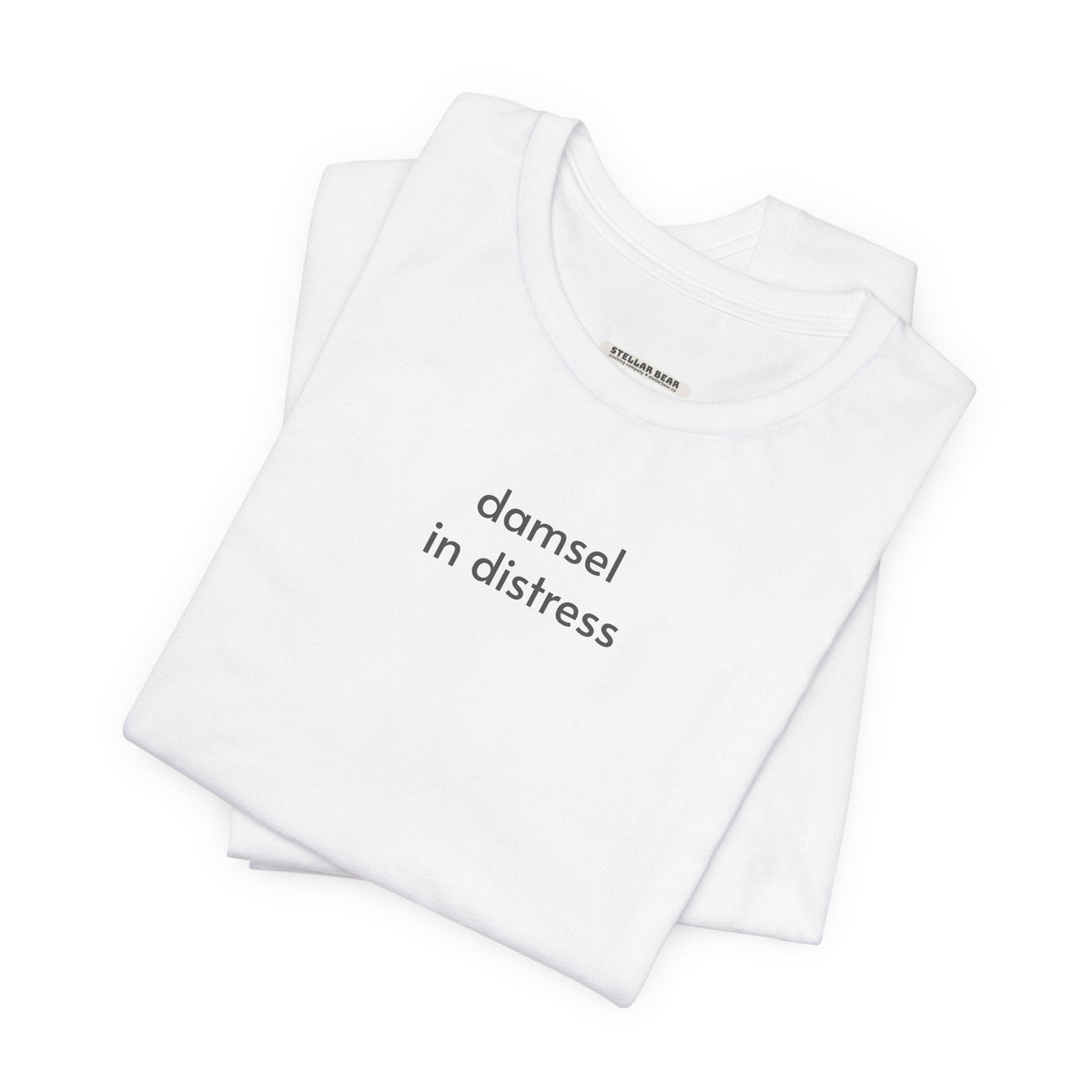 Damsel in Distress Minimalist Style T-Shirt product image 3