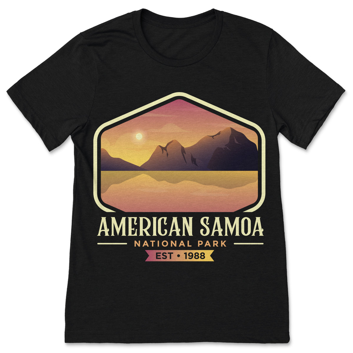 American Samoa US National Park Vintage T-Shirt, USA Parks product image 1