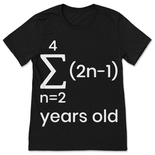 15th Birthday Math Formula T-Shirt Funny Geek Nerd Fifteen product image 1