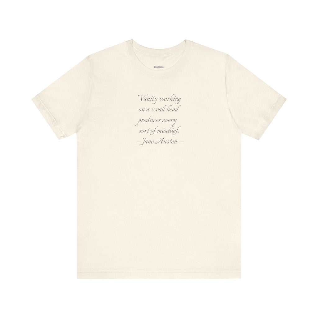 Vanity Quote T-Shirt (Jane Austen) product image 8