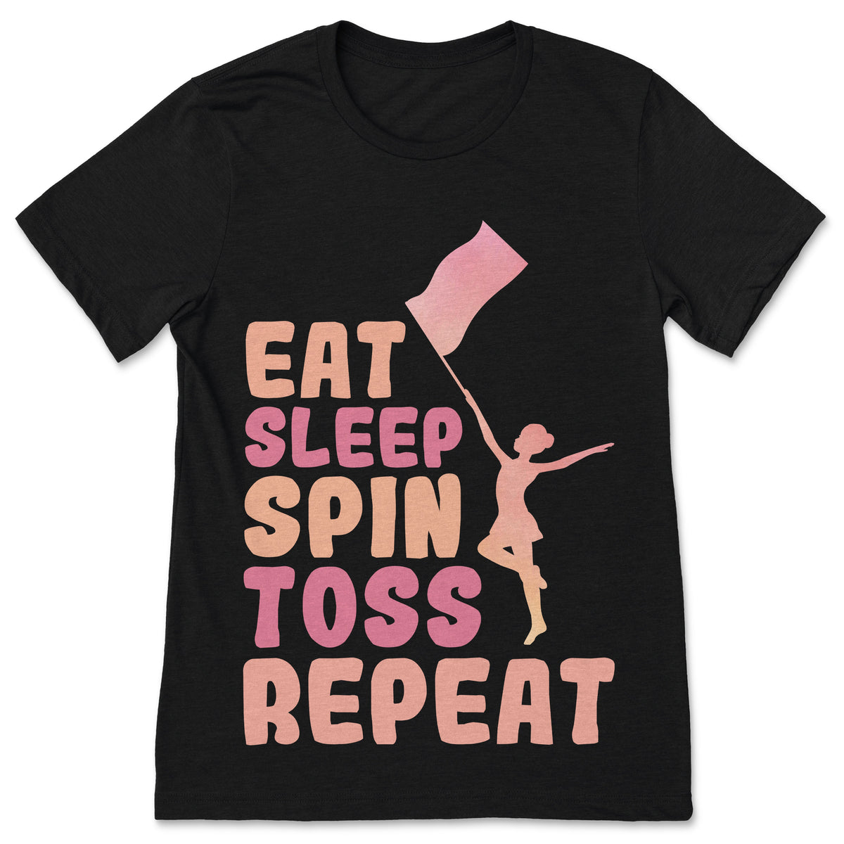 Color Guard Girl Funny T-Shirt, Winter Performer Girls product image 1