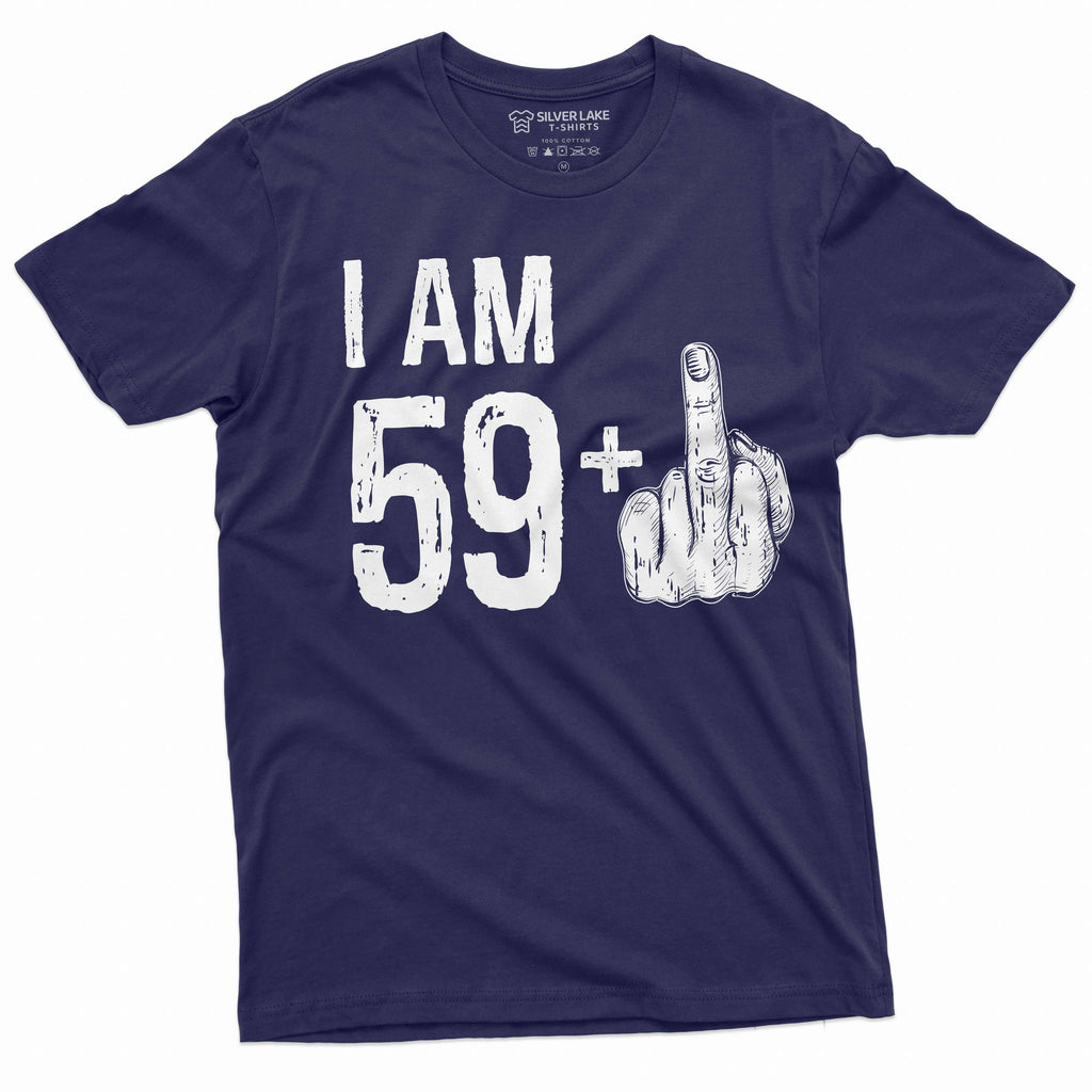 Men's 60th Birthday T-shirt Papa Grandpa Dad 59+ middle product image 3