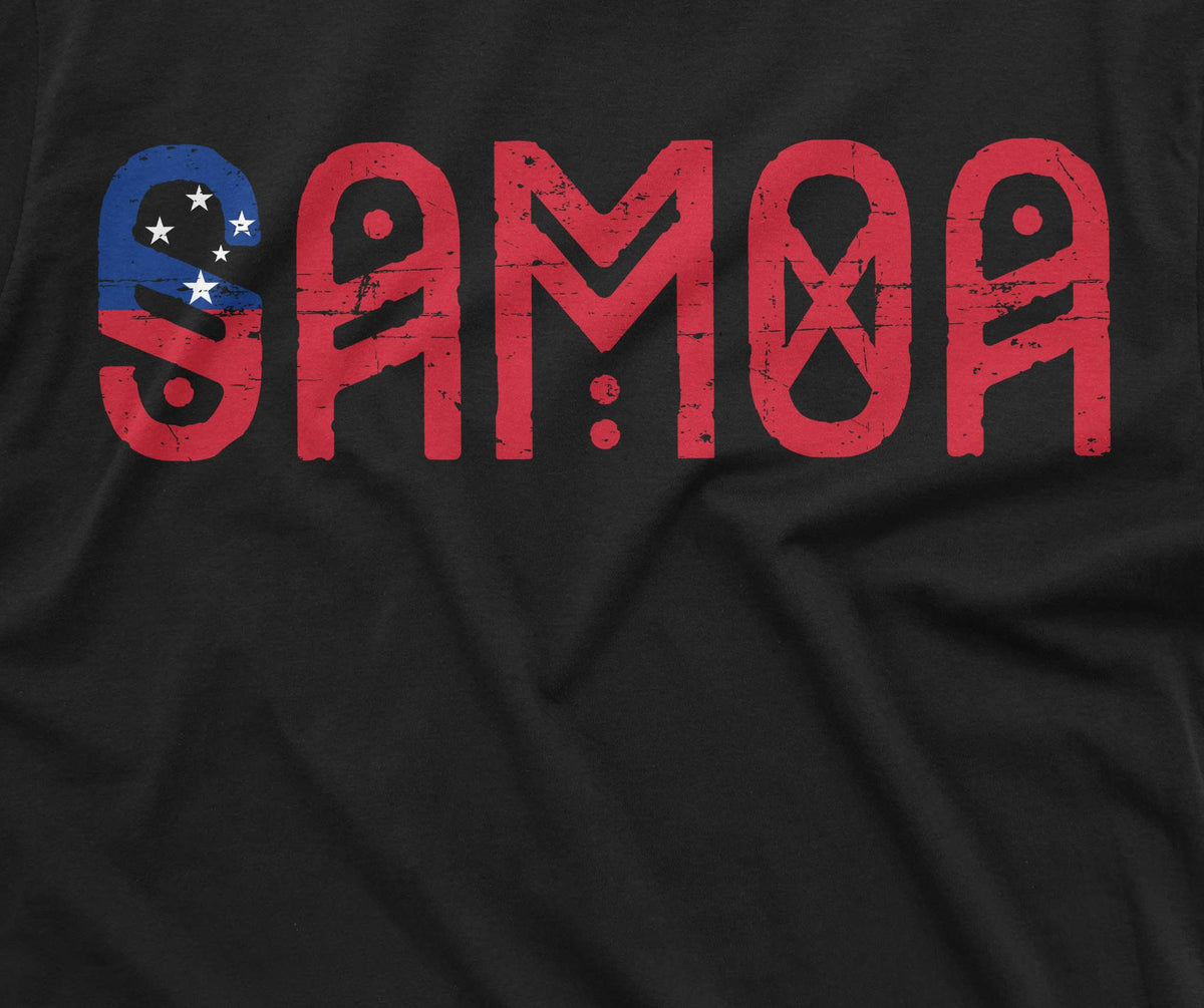 Men's Samoa T-shirt coat of arms of flag patriotic country product image 2