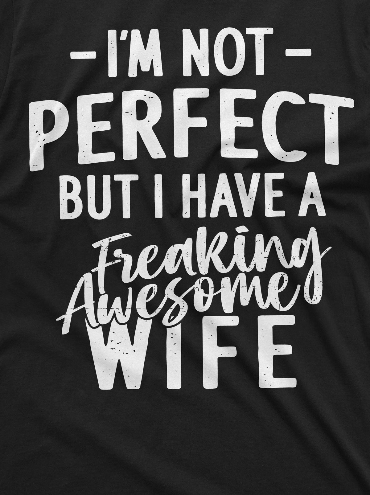 Men's Funny I have Awesome Wife T-shirt Valentine's Day product image 2