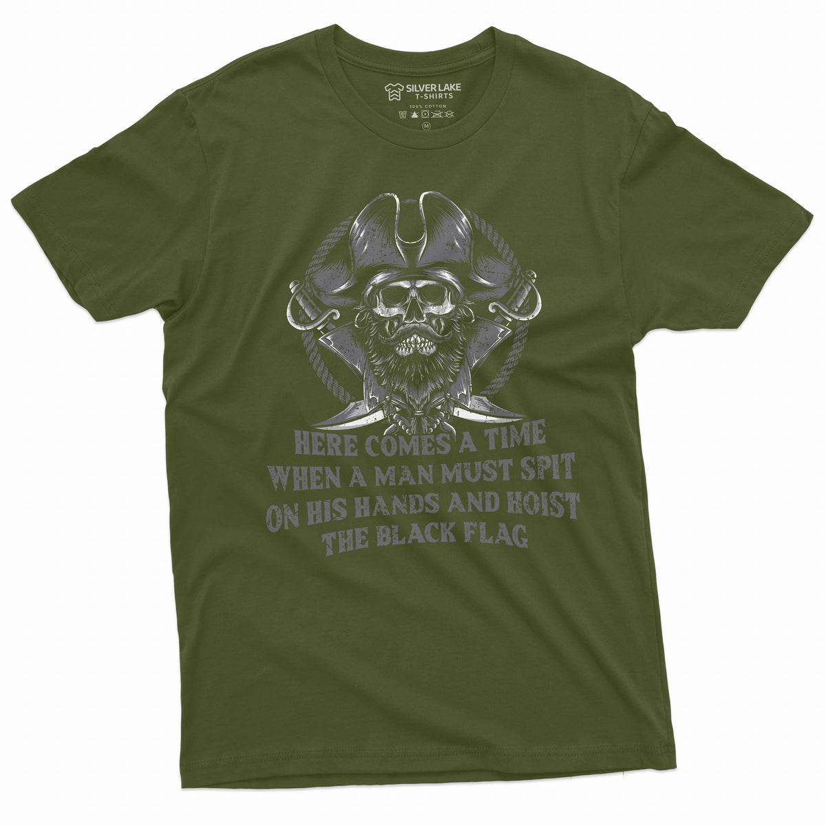 Men's Pirate warrior T-shirt motivational funny swords product image 1