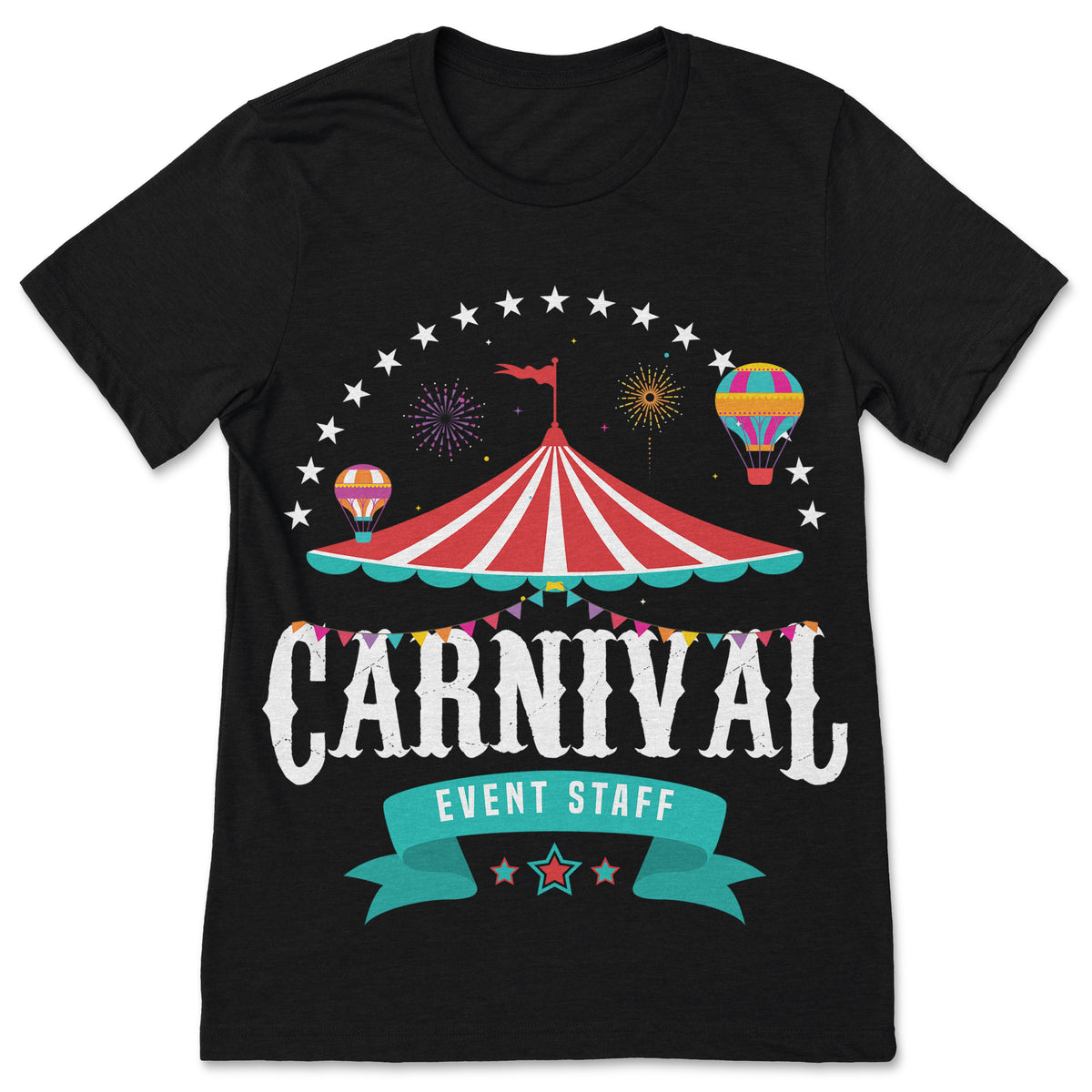 Carnival Circus Staff Costume Vintage T-Shirt, Clowns product image 1