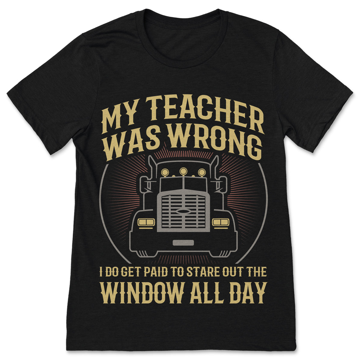 Vintage Truck Driver Trucker T-Shirt Funny Trucking Gift product image 1
