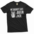 Men's funny papa grandpa T-shirt bucket list beer ice tee product image 1
