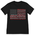 American Flag Patriotic Train Railroad Vintage T-Shirt product image 1