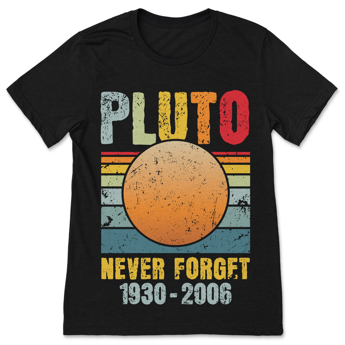 Pluto Never Forget T-Shirt, Remember 1930 - 2006, Solar product image 1
