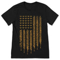 Bee Honeycomb American Flag T-Shirt Patriotic Honeybee product image 1