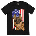 American Flag German Shepherd Dog Vintage T-Shirt, Mom Mama product image 1