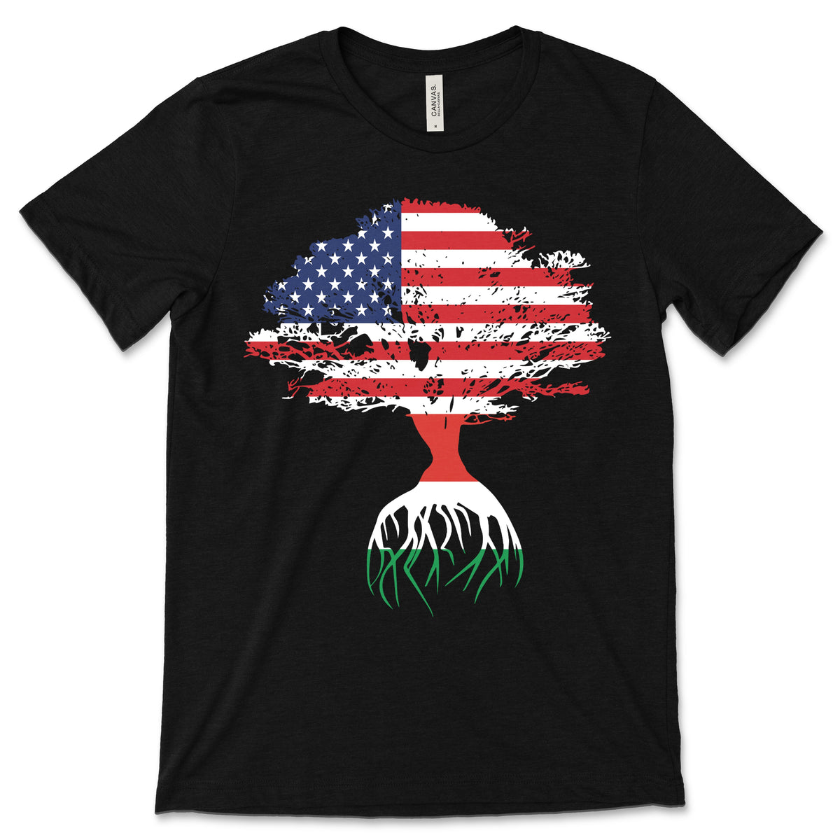 American Flag Hungarian Roots Hungary T-Shirt, Hungarians product image 1