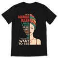 Aquarius Queen Afro Girl Traits Facts Horoscope Zodiac product image 1
