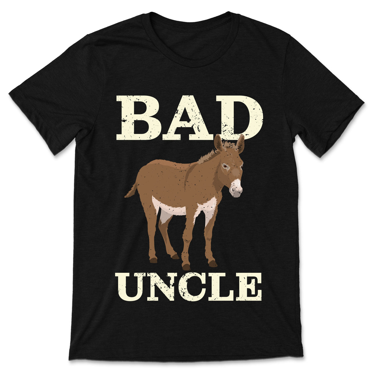 Bad Uncle Funny Donkey Gift T-Shirt, Awesome Perfect product image 1
