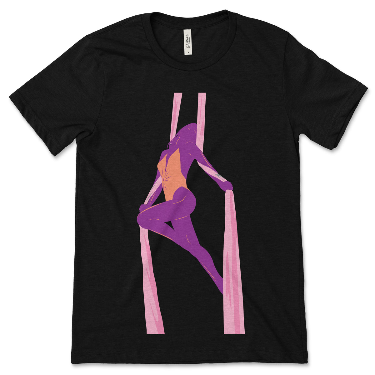 Aerial Yoga lover T-Shirt Gifts, Silk Dance Clothing product image 1