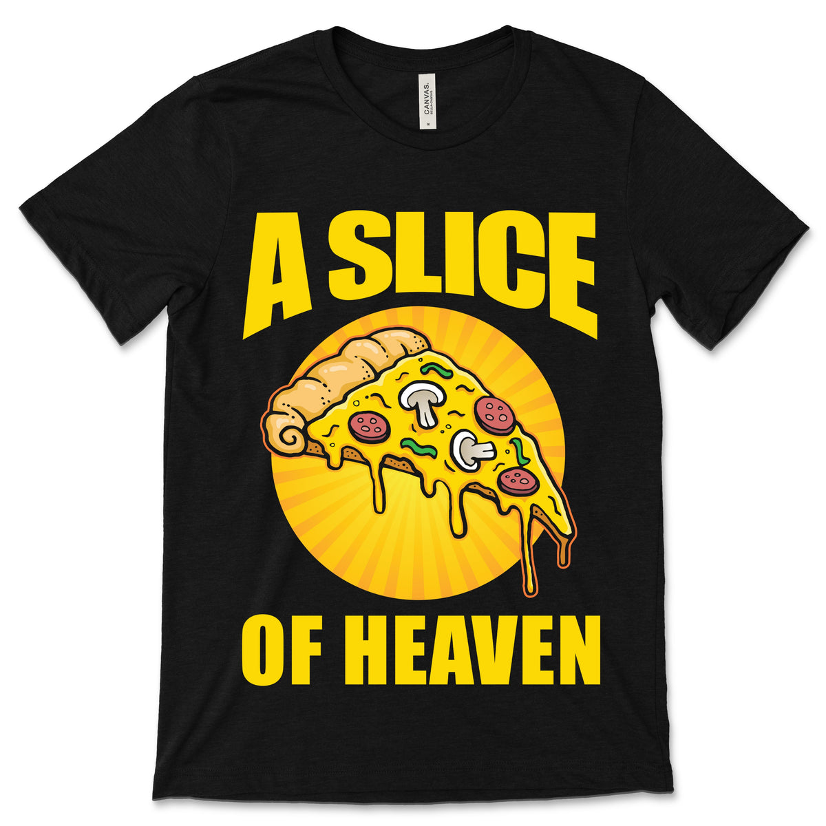 A Slice Of Heaven Funny T-Shirt, Pizzeria Costume, Cute product image 1