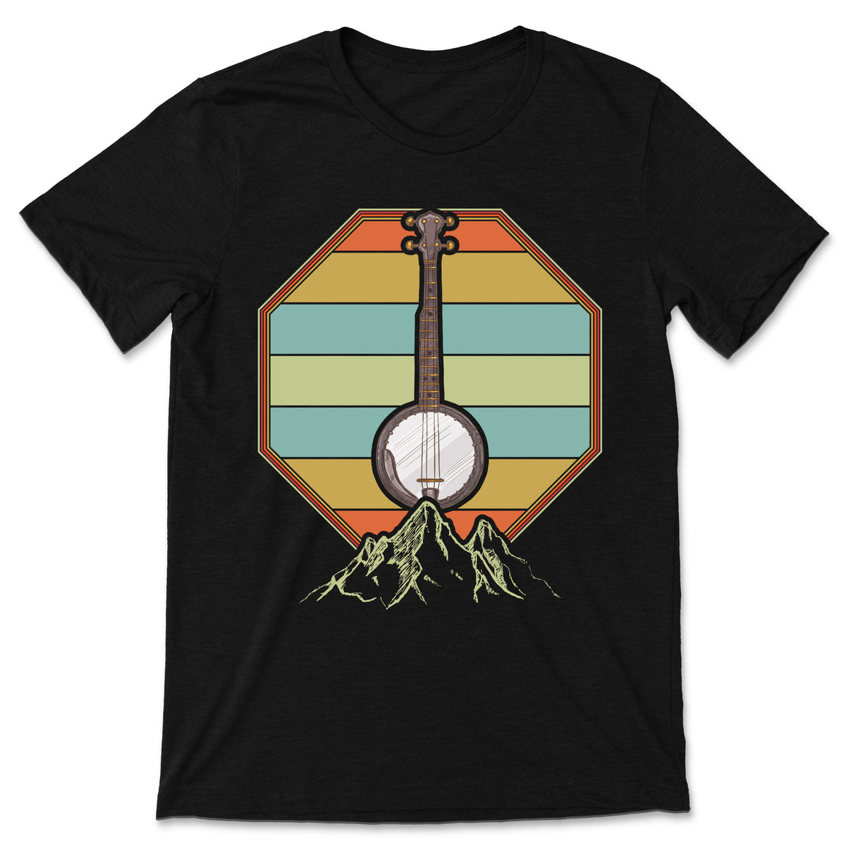 Banjo Vintage Retro Bluegrass Fans Music Instrument Player product image 1