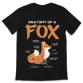 Anatomy Of A Fox Funny T-Shirt, Red Foxes Lovers, Adorable product image 1