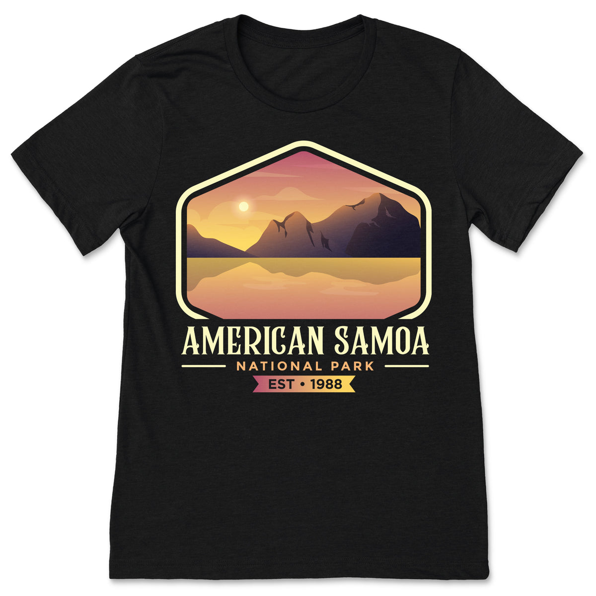 American Samoa US National Park Vintage T-Shirt, USA Parks product image 1