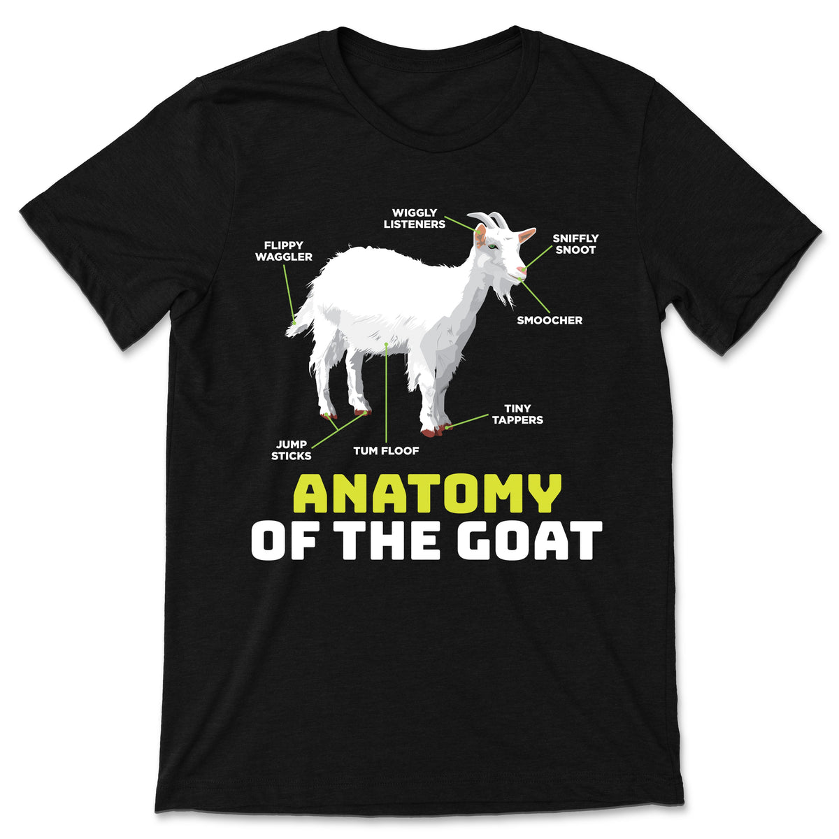 Anatomy of Goat T-Shirt, Funny Goats Shirts, Farmer Gifts product image 1