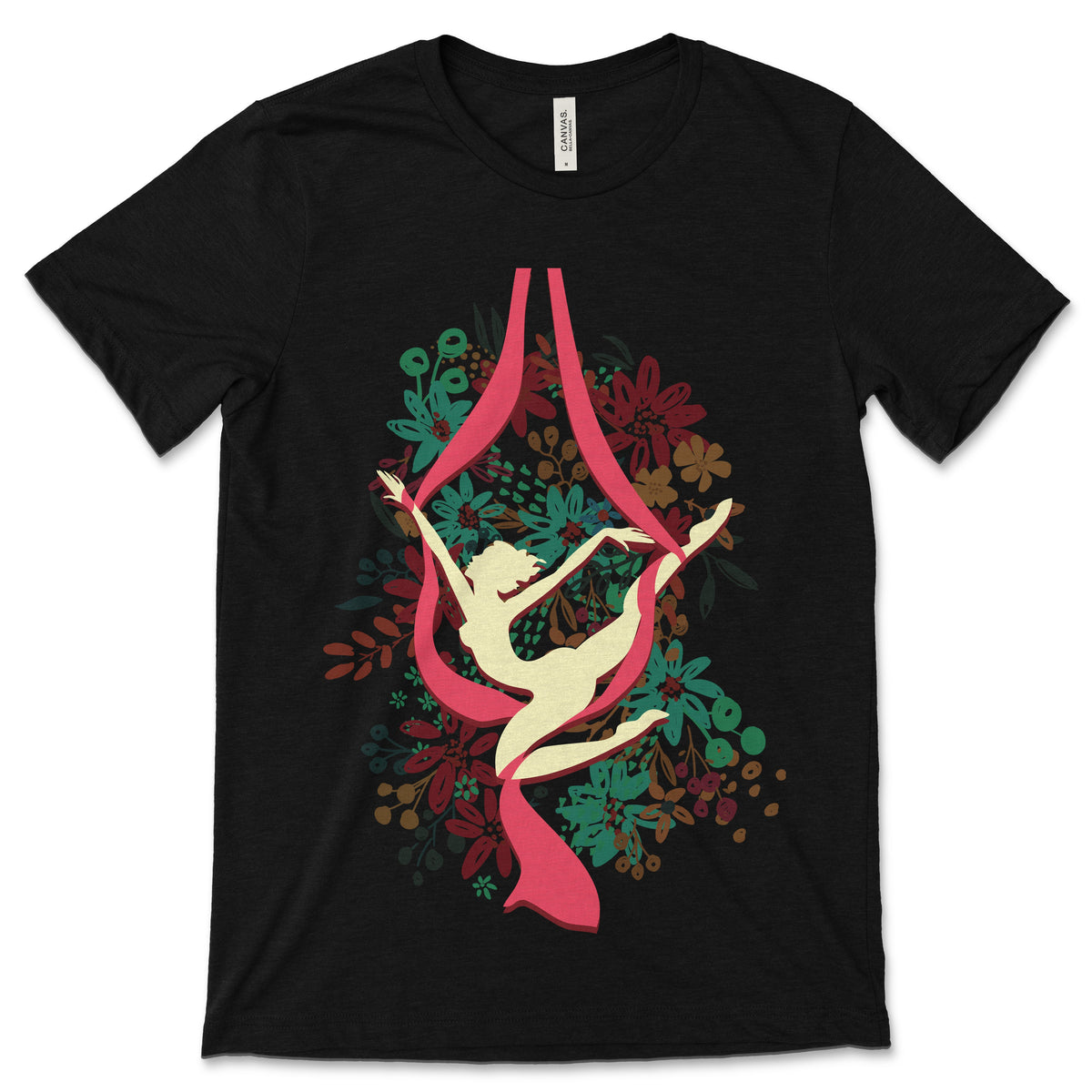 Aerial Yoga lover T-Shirt Gifts, Silk Dance Clothing product image 1