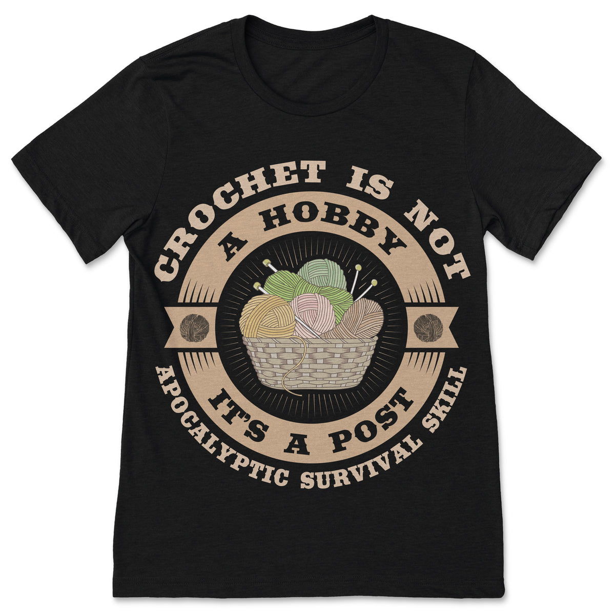 Crochet T-Shirt, Knitting, Yarn Shirt, Crocheter Funny product image 1