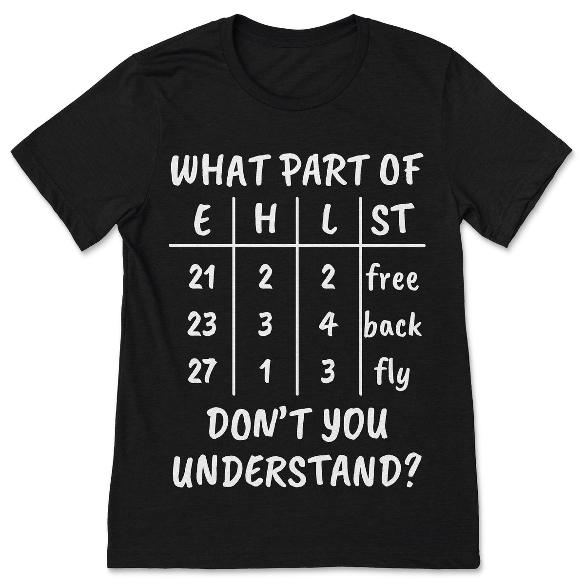 Swimming What Part Don't You Understand T Shirt Funny product image 1