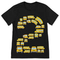 2 Year Old Toddler Birthday T-Shirt, School Bus Theme 2nd product image 1