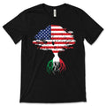 American Flag Italian Roots Of Italy Patriotic T-Shirt product image 1