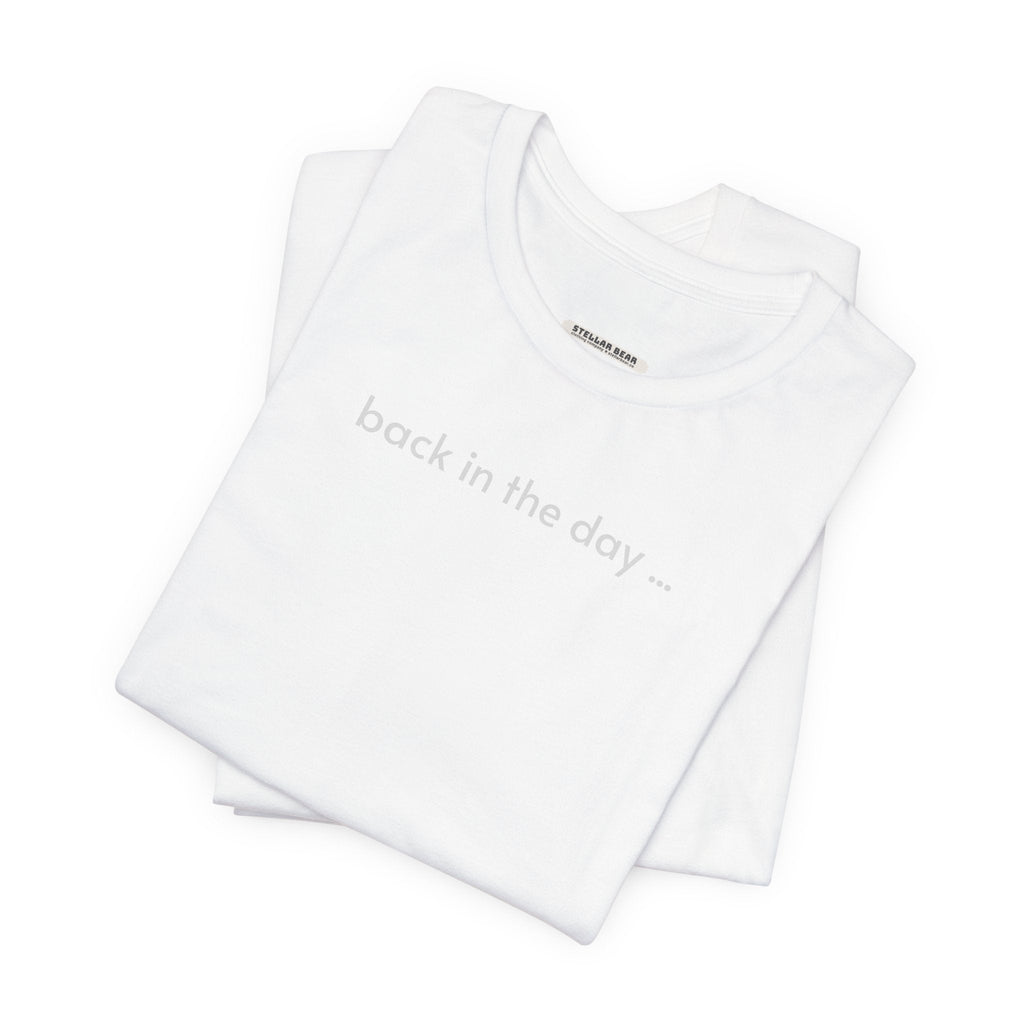 Back in the Day Minimalist Style T-Shirt product image 5