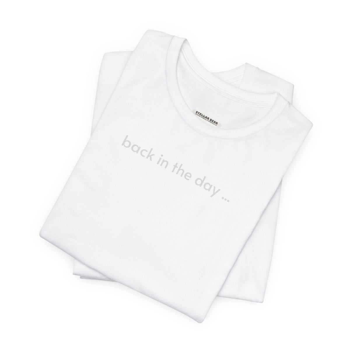 Back in the Day Minimalist Style T-Shirt product image 5