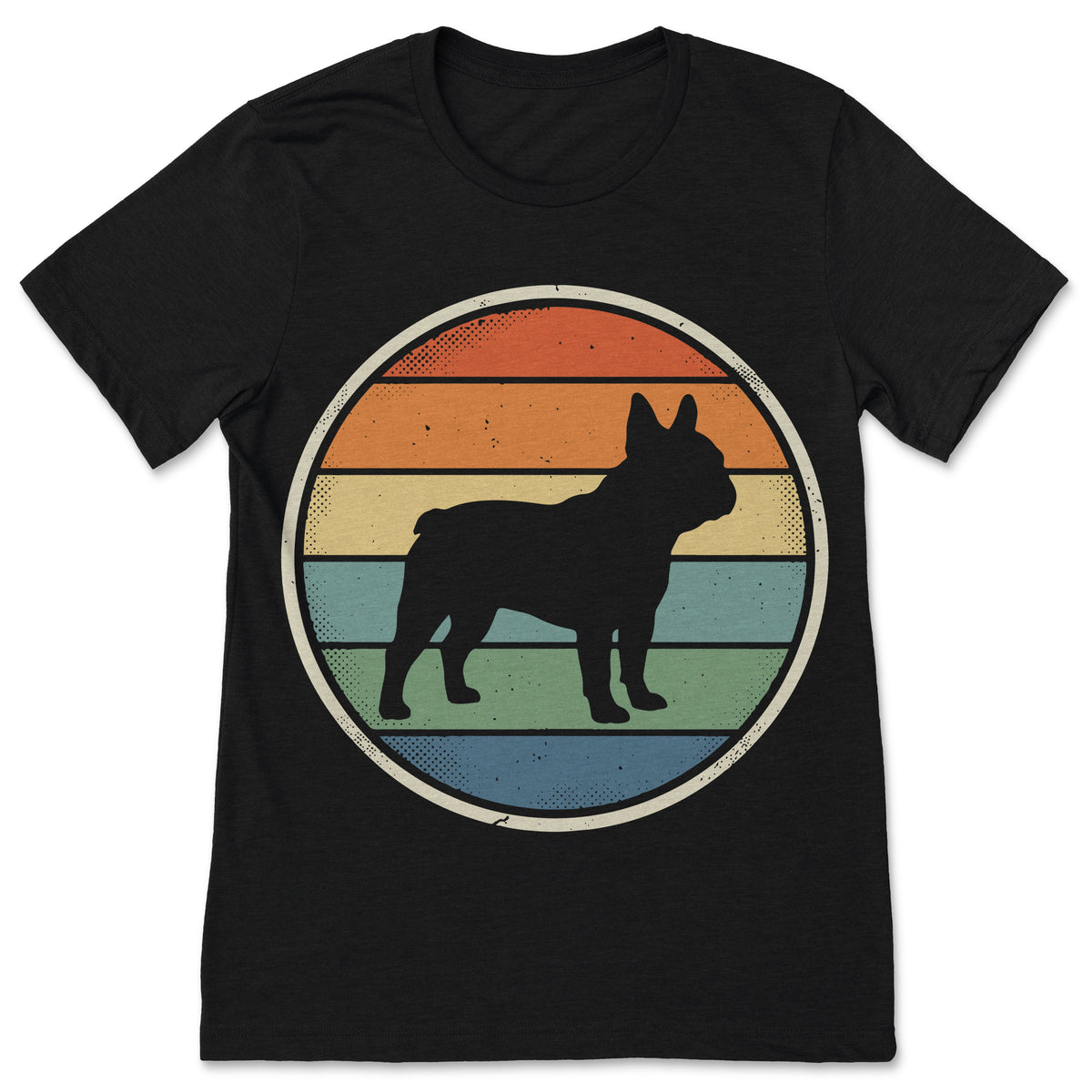 Retro French Bulldog T-Shirt Frenchie Dog Lover Vintage product image 1