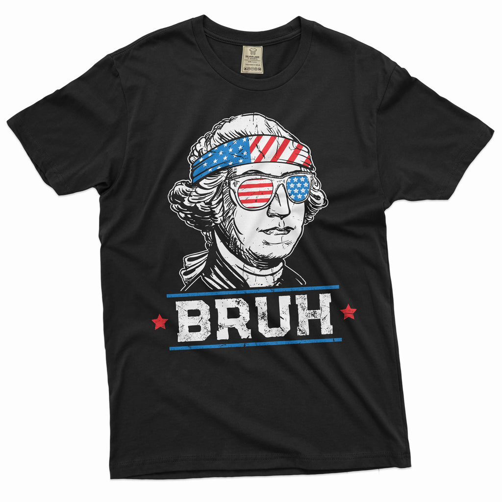 Men's 4th Funny Washington T-shirt George bruh USA product image 2
